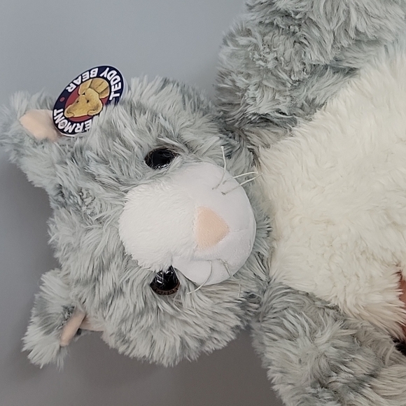 VERMONT Teddy Bear 18" Oh So Soft Kitten cat VTB-22810 - Picture 1 of 8